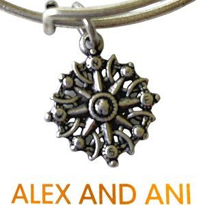 Alex and Ani Compass Bangle Bracelet NEW